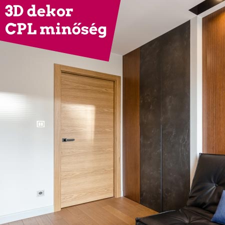 CPL minőségű 3D dekorfóliás beltéri ajtók